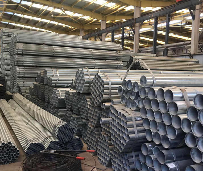 乐东q235b热镀锌带钢管